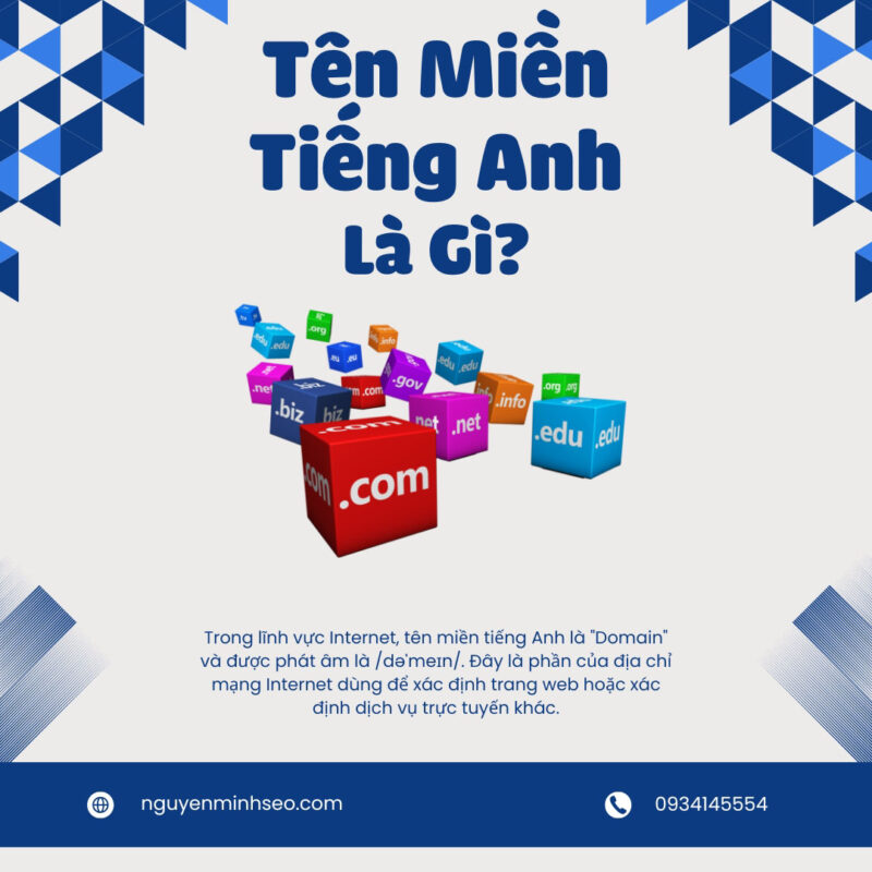 tên miền tiếng anh là gì,tên miền tiếng anh
