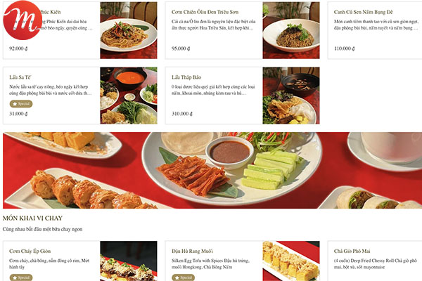web bán đồ ăn,thiết kế web bán đồ ăn,thiết kế web bán đồ ăn chay