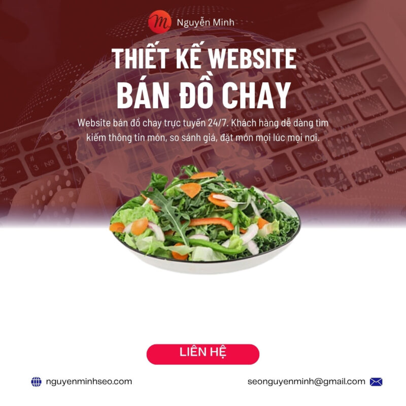 web bán đồ ăn,thiết kế web bán đồ ăn,thiết kế web bán đồ ăn chay