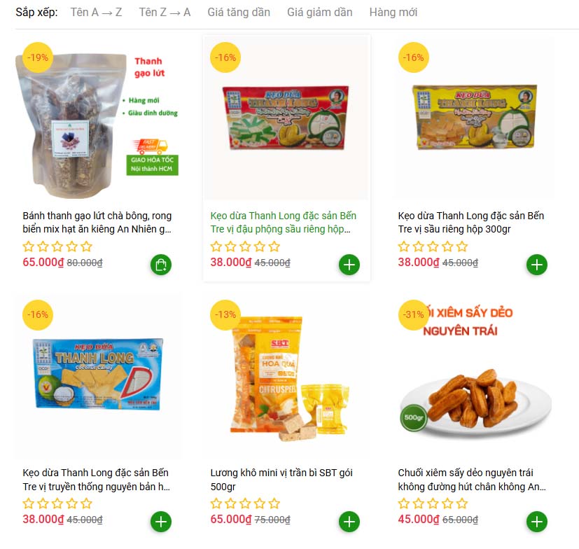 thiết kế web bán đồ ăn đêm