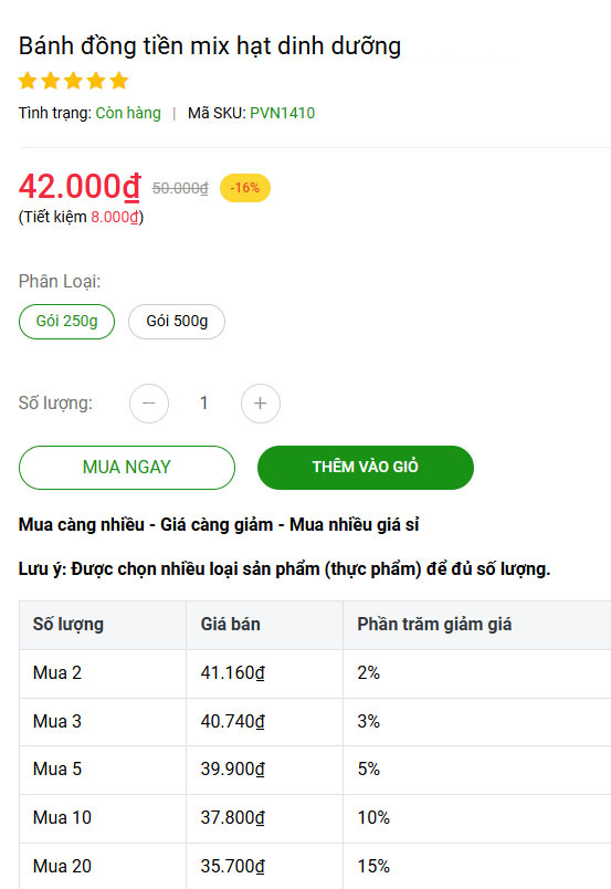 thiết kế web bán đồ ăn đêm