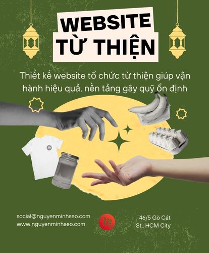 thiết kế website từ thiện, thiết kế website tổ chức từ thiện