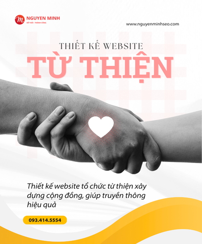 thiết kế website từ thiện, thiết kế website tổ chức từ thiện