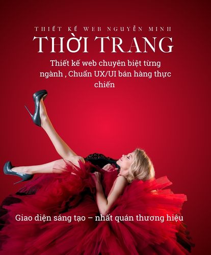 thiết kế website thời trang, thiết kế website bán quần áo, web bán quần áo, mẫu website thời trang