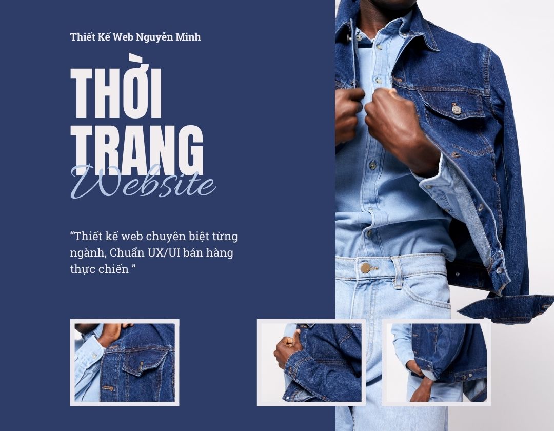 thiết kế website thời trang, thiết kế website bán quần áo, web bán quần áo, mẫu website thời trang