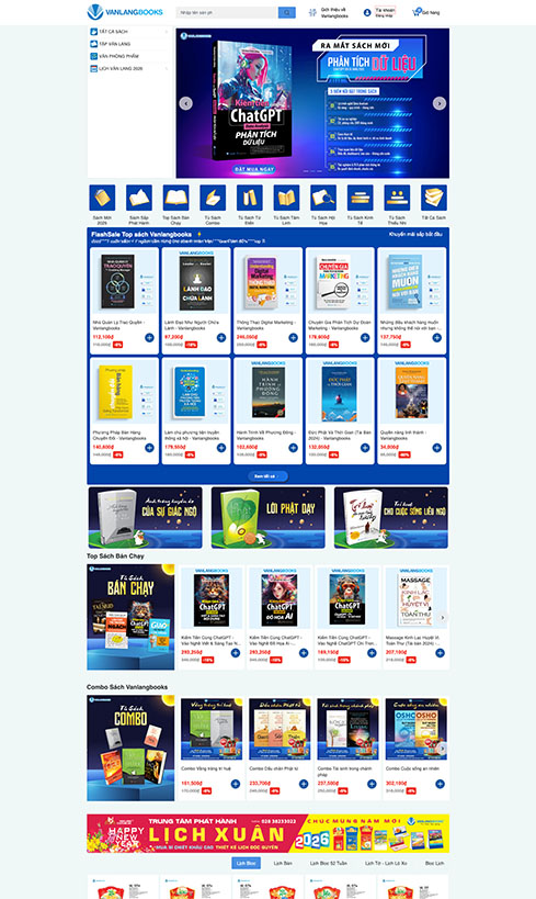 thiết kế website bán sách, thiết kế website bán sách online