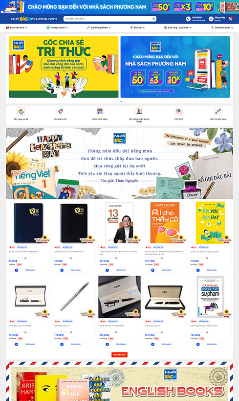 thiết kế website bán sách, thiết kế website bán sách online