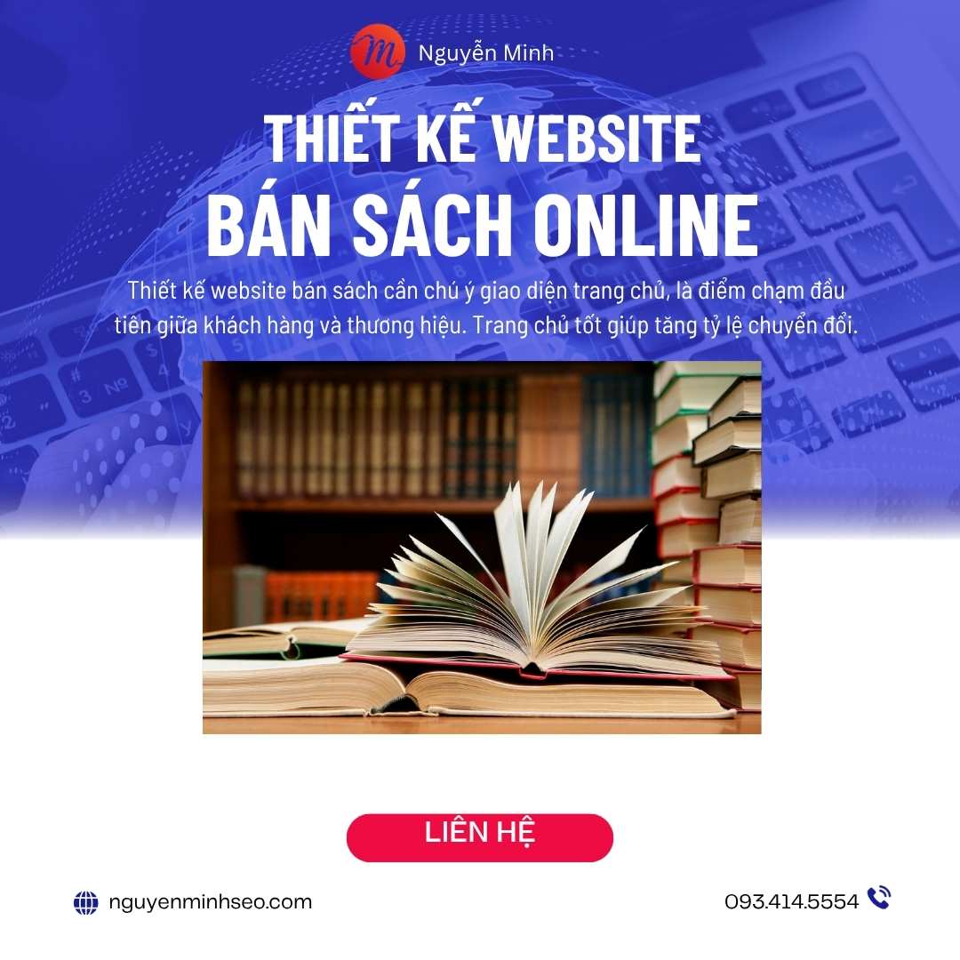 thiết kế website bán sách, thiết kế website bán sách online