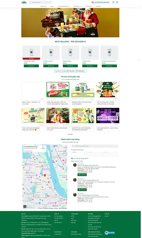 thiết kế website quán cà phê, thiết kế website quán cafe