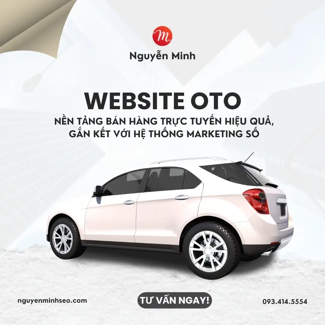 thiết kế website oto