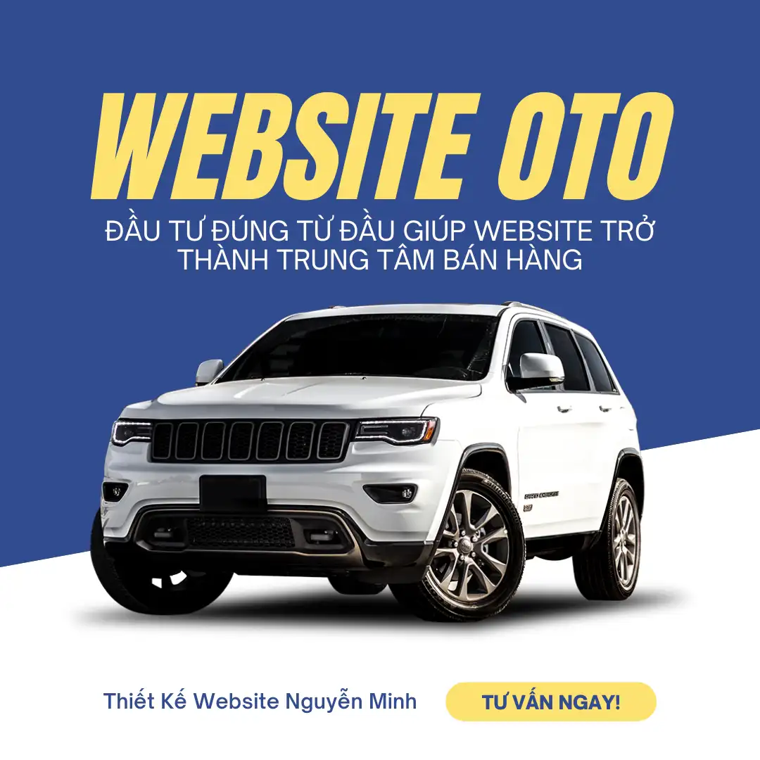 thiết kế website oto