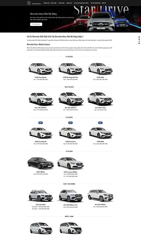 thiết kế website oto