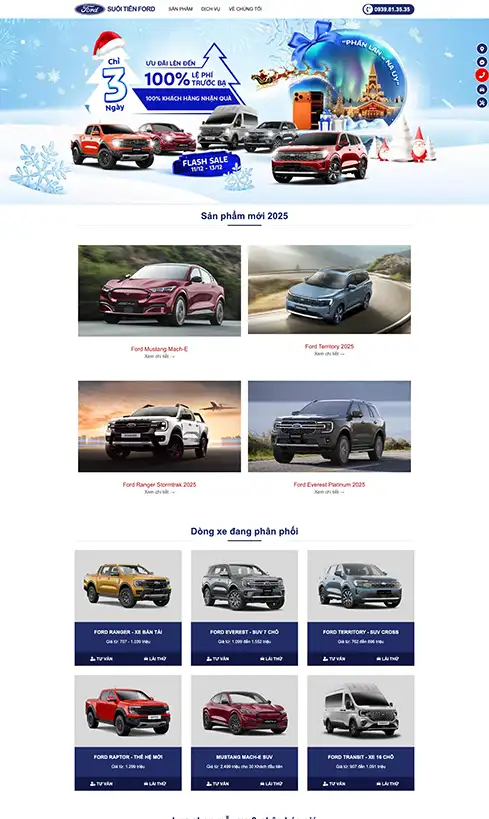 thiết kế website oto