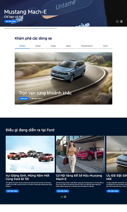 thiết kế website oto