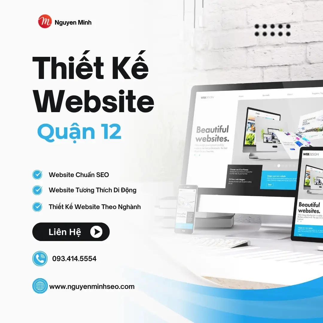 thiết kế website quận 12
