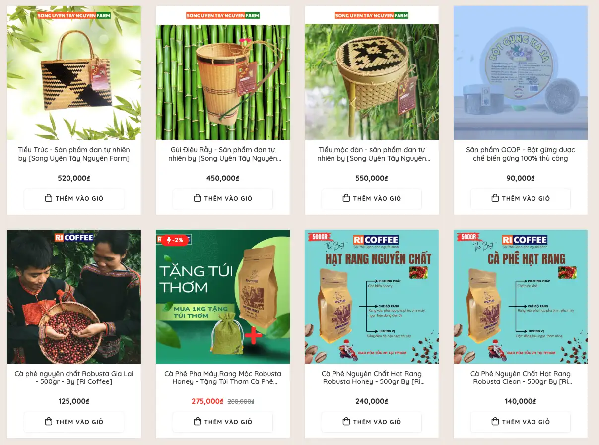 thiết kế website quán cà phê, thiết kế website quán cafe