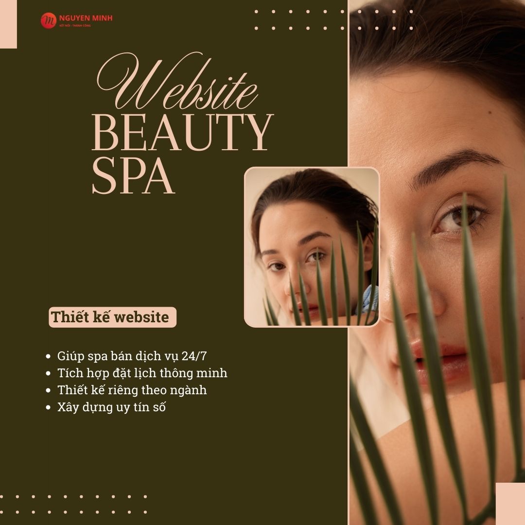 thiết kế website cho spa, thiết kế website spa, thiết kế web spa