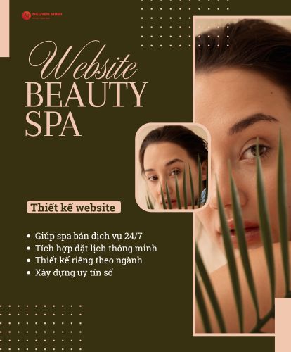 thiết kế website cho spa, thiết kế website spa, thiết kế web spa