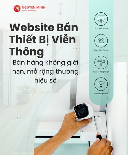 thiết kế website camera, thiết kế website bán camera, bán camera quan sát, thiết bị viễn thông, dịch vụ lắp đặt camera
