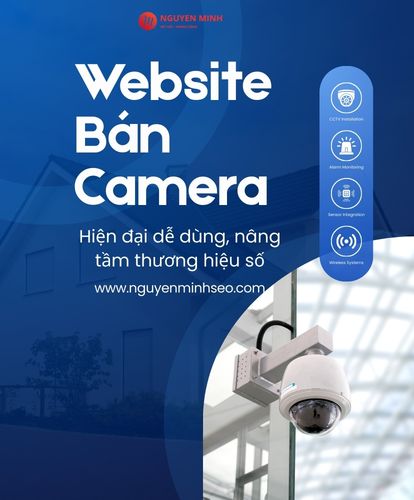 thiết kế website camera, thiết kế website bán camera, bán camera quan sát, thiết bị viễn thông, dịch vụ lắp đặt camera