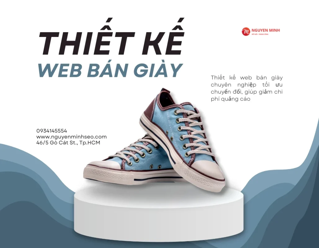 thiết kế website bán giày