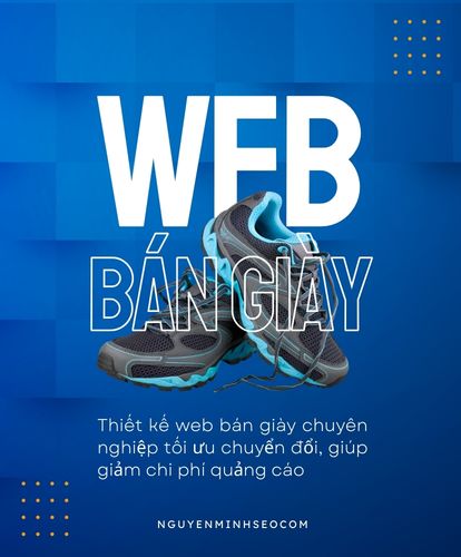 thiết kế website bán giày