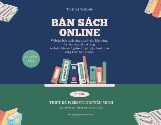 thiết kế website bán sách