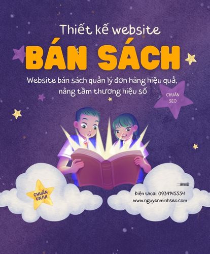 thiết kế website bán sách