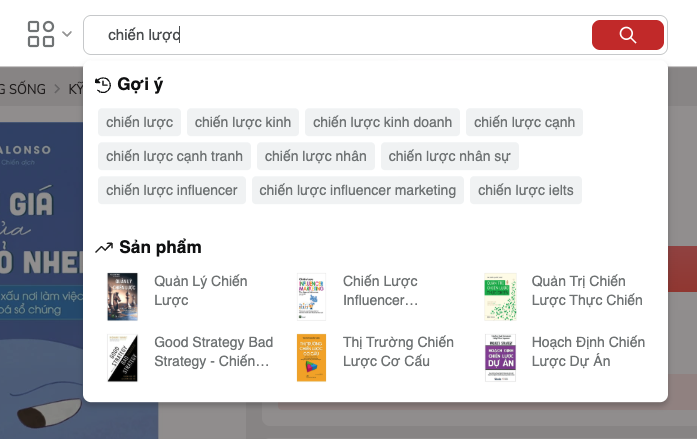 thiết kế website bán sách