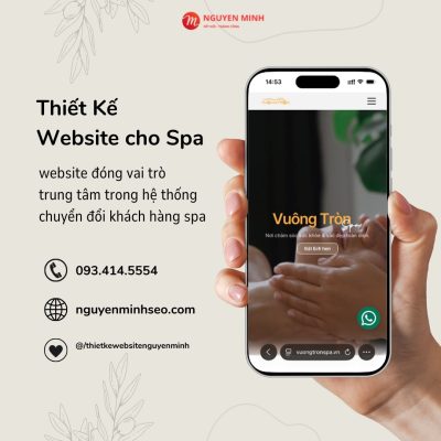 thiết kế website cho spa, thiết kế website spa, thiết kế web spa
