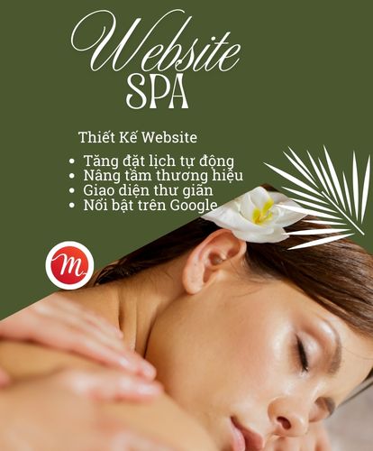 thiết kế website cho spa, thiết kế website spa, thiết kế web spa