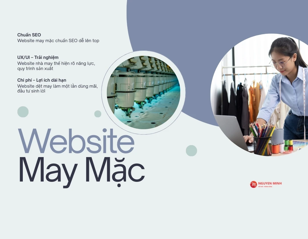 thiết kế website may mặc, thiết kế website công ty đồng phục, thiết kế website nhà máy, thiết kế website công ty dệt may, thiết kế website nhà may