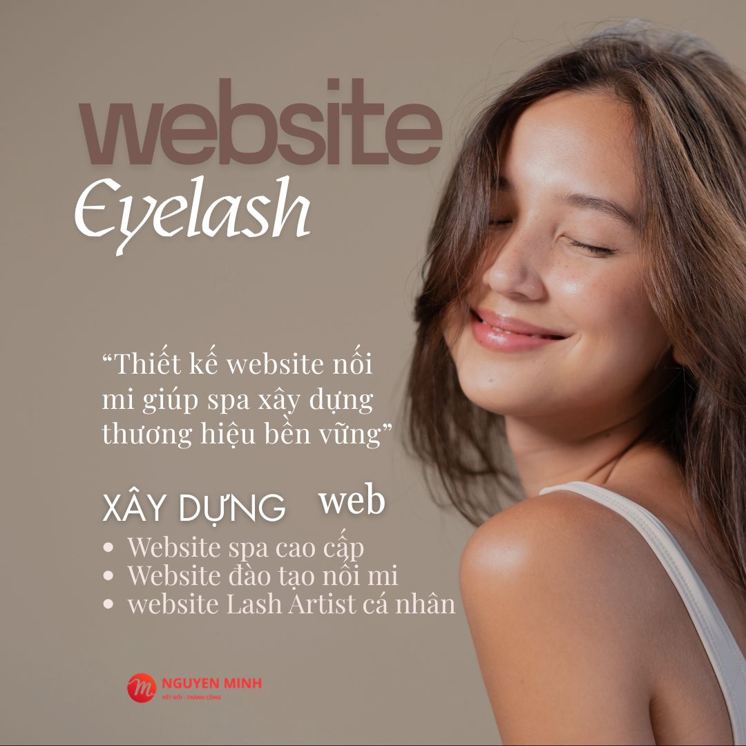 thiết kế website nối mi, thiết kế website uốn mi, thiết kế website Eyelash, thiết kế website Lash Artist, thiết kế website Beauty Studio, thiết kế website Academy