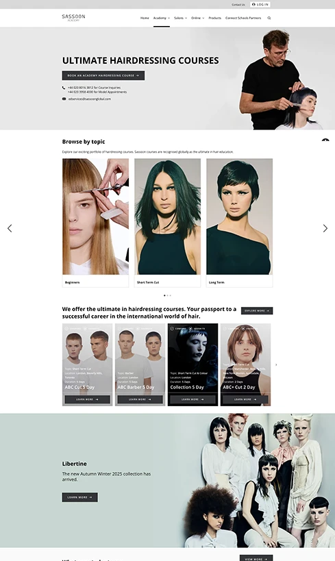 thiết kế website salon tóc, thiết kế website Hair Salon, thiết kế website Hair Studio, thiết kế website Hair Artist, thiết kế website Hair Academy, thiết kế website Basic Hair Academy