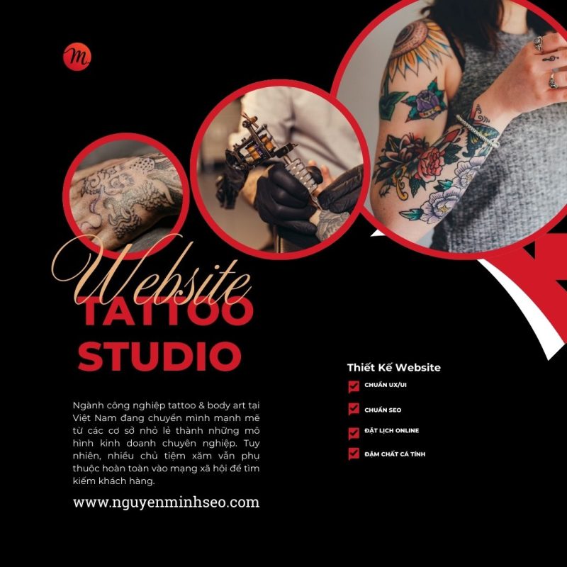 thiết kế website xăm hình nghệ thuật, thiết kế website tiệm xăm tattoo, thiết kế website xăm studio, thiết kế website xăm tattoo, thiết kế website dịch vụ xăm