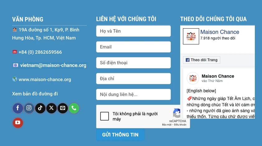 thiết kế website may mặc