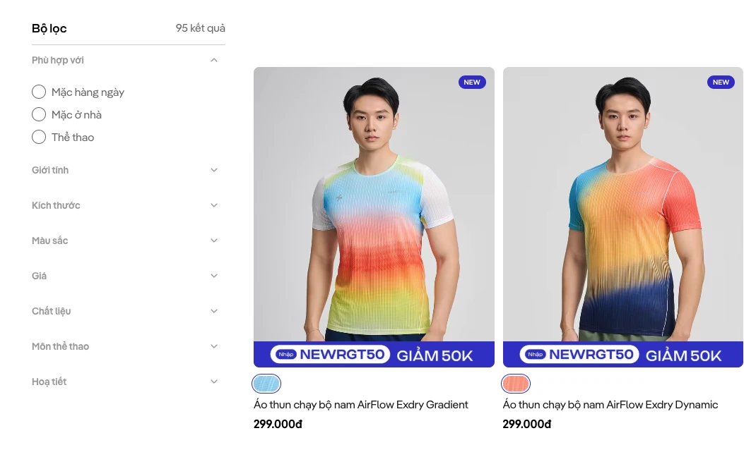 thiết kế website may mặc