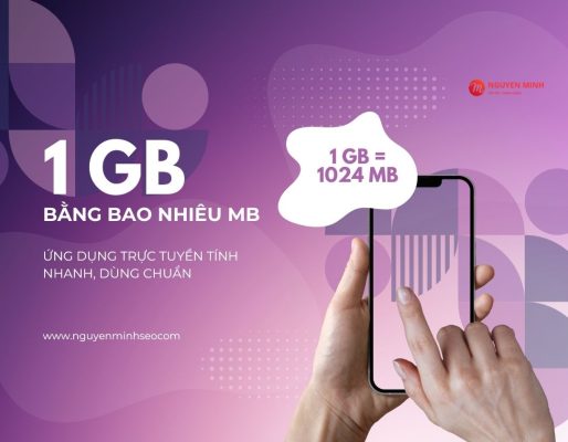 1 gb bằng bao nhiêu mb, 1 gb mb