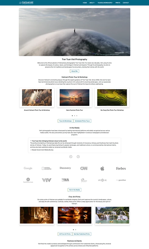 thiết kế website nhiếp ảnh, thiết kế website nhiếp ảnh gia, thiết kế website chụp ảnh, thiết kế website photo tour