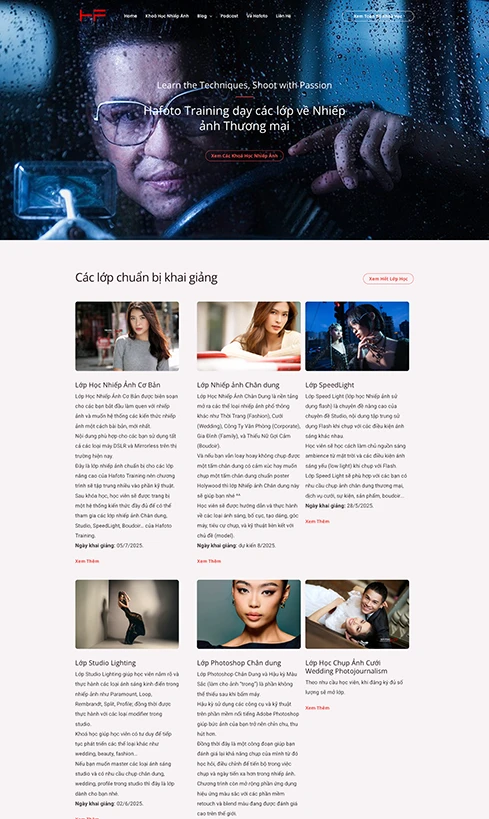 thiết kế website nhiếp ảnh, thiết kế website nhiếp ảnh gia, thiết kế website chụp ảnh, thiết kế website photo tour