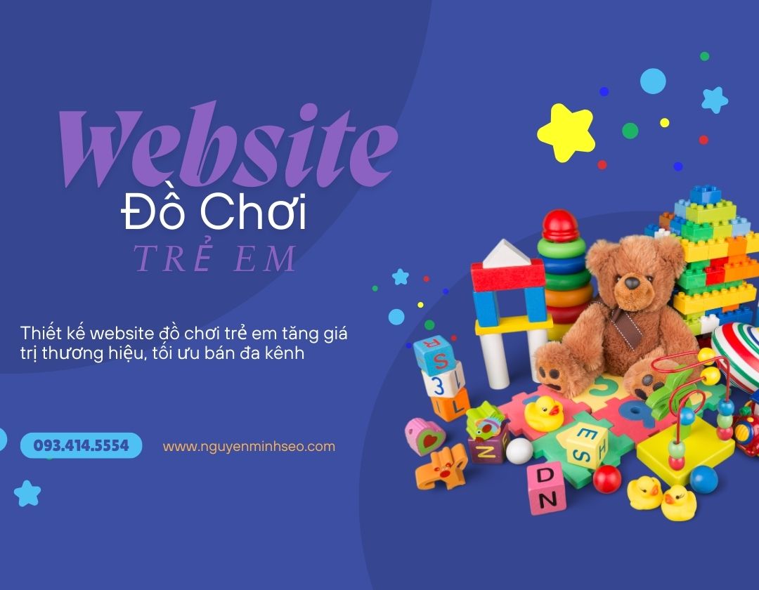 thiết kế website đồ chơi trẻ em