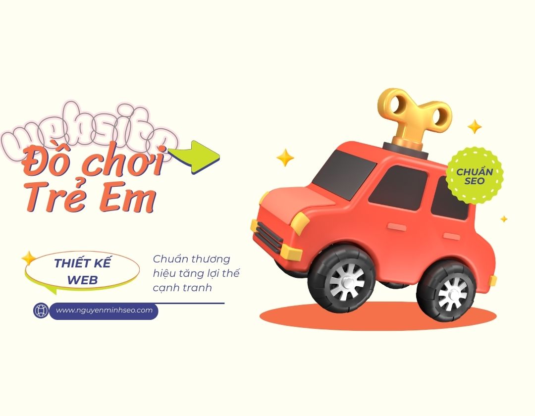 thiết kế website đồ chơi trẻ em