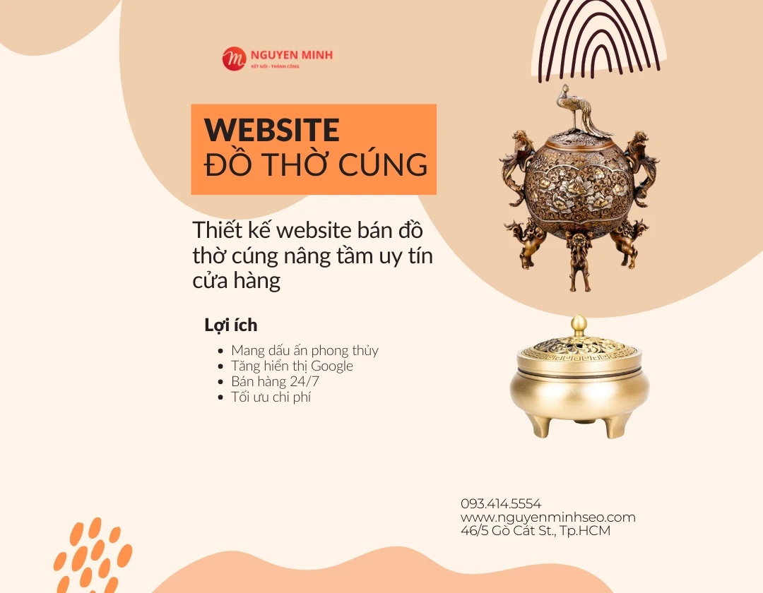 thiết kế website bán đồ thờ cúng, thiết kế website đồ thờ cúng, thiết kế website bán tượng phật, thiết kế website tượng phật