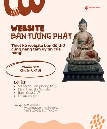 thiết kế website bán đồ thờ cúng, thiết kế website đồ thờ cúng, thiết kế website bán tượng phật, thiết kế website tượng phật