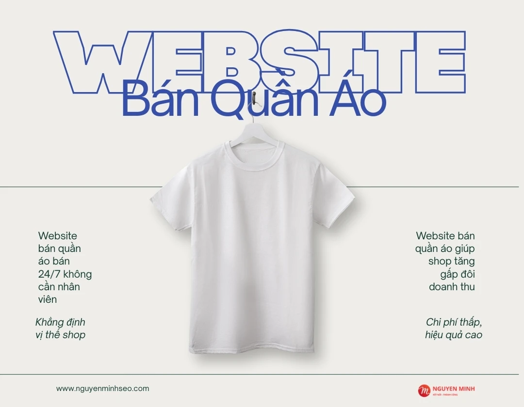 thiết kế website bán quần áo