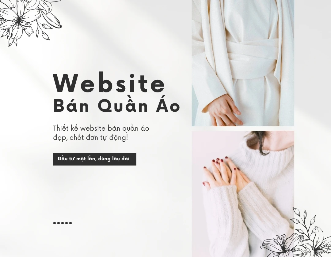 thiết kế website bán quần áo
