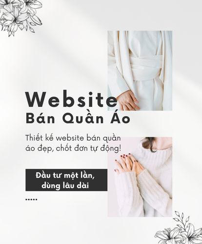 thiết kế website bán quần áo