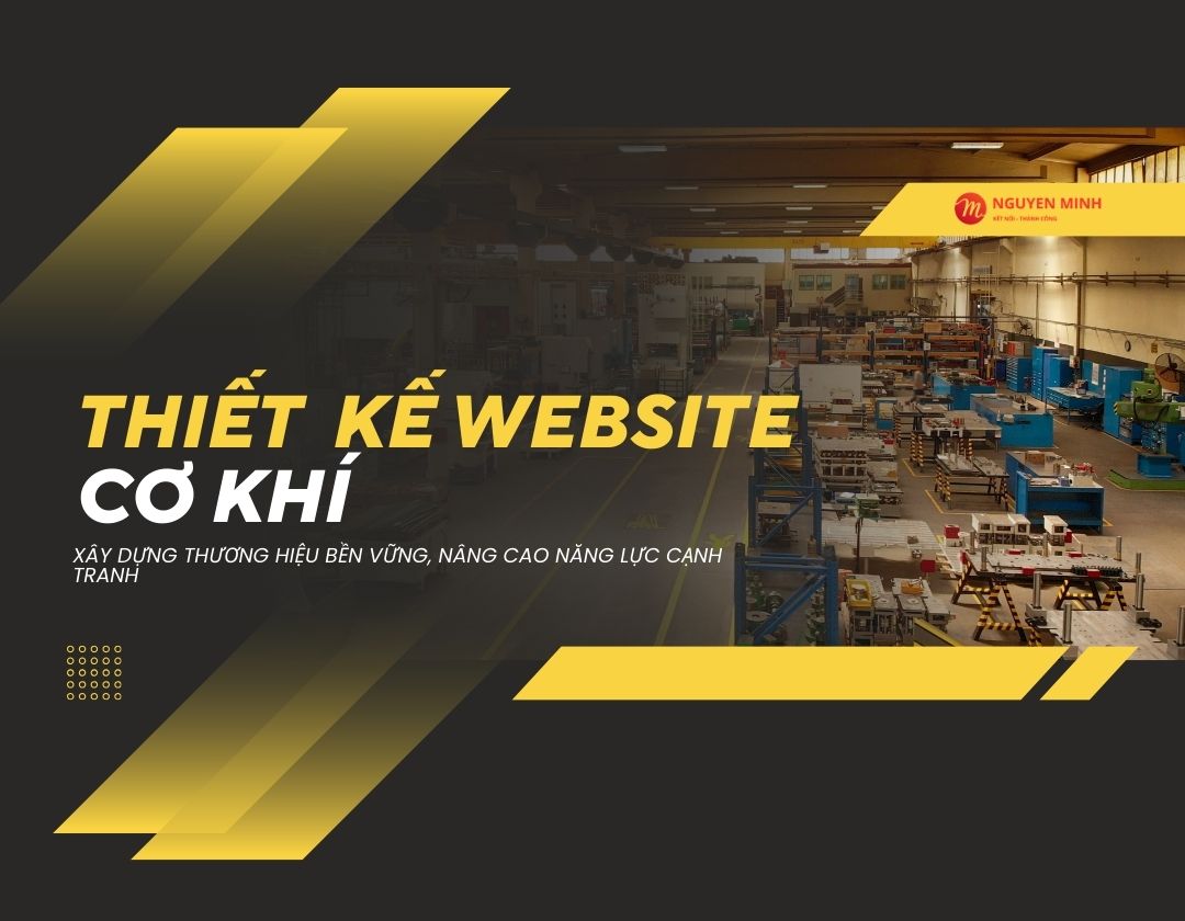 thiết kế website cơ khí, web cơ khí