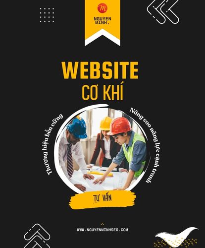 thiết kế website cơ khí, web cơ khí