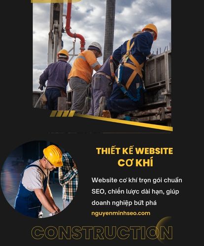 thiết kế website cơ khí, web cơ khí
